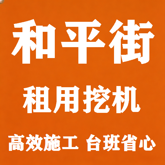 北京和平街挖机租赁图
