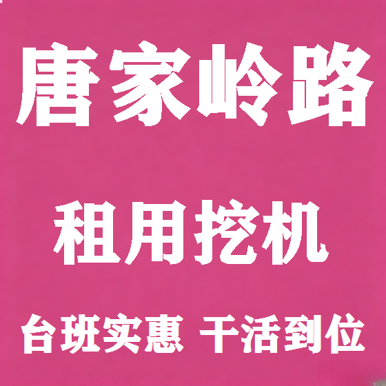北京唐家岭路挖机租赁图
