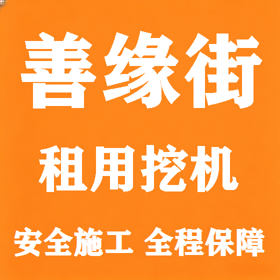 北京善缘街挖机租赁图