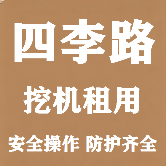 北京四李路挖机租赁图