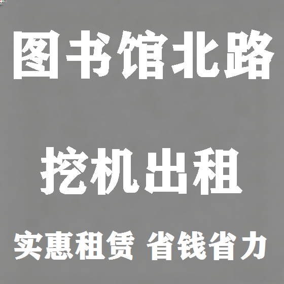 北京图书馆北路挖机租赁图