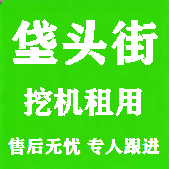 北京垡头街挖机租赁图