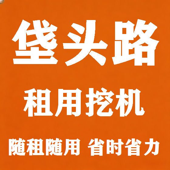 北京垡头路挖机租赁图