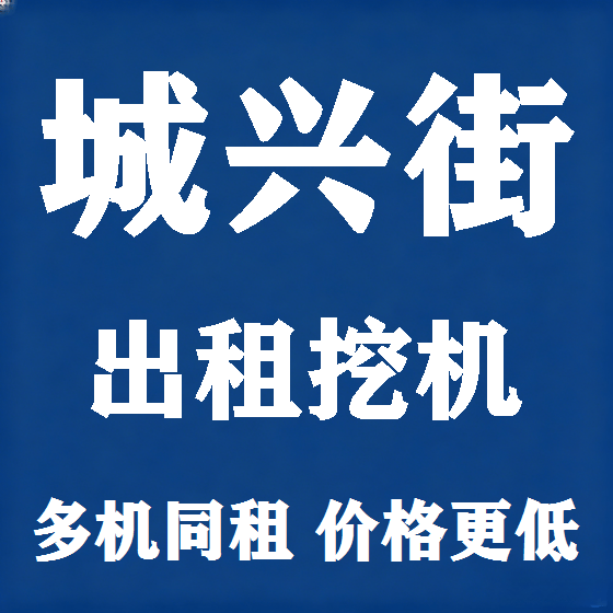 北京城兴街挖机租赁图