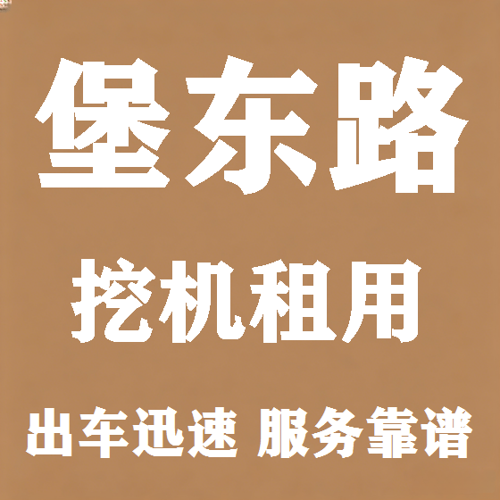 北京堡东路挖机租赁图
