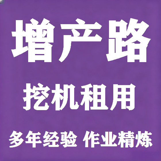 北京增产路挖机租赁图