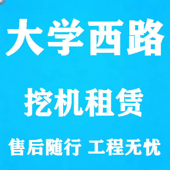 北京大学西路挖机租赁图