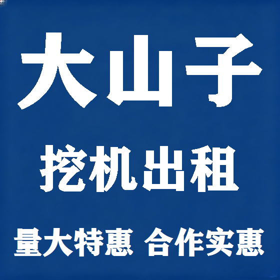 北京大山子挖机租赁图