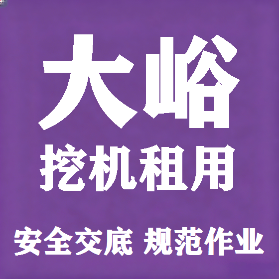 北京大峪挖机租赁图