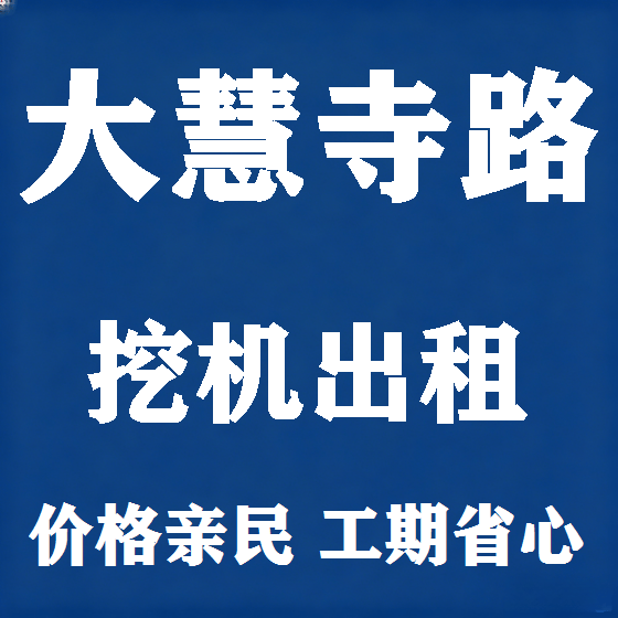 北京大慧寺路挖机租赁图
