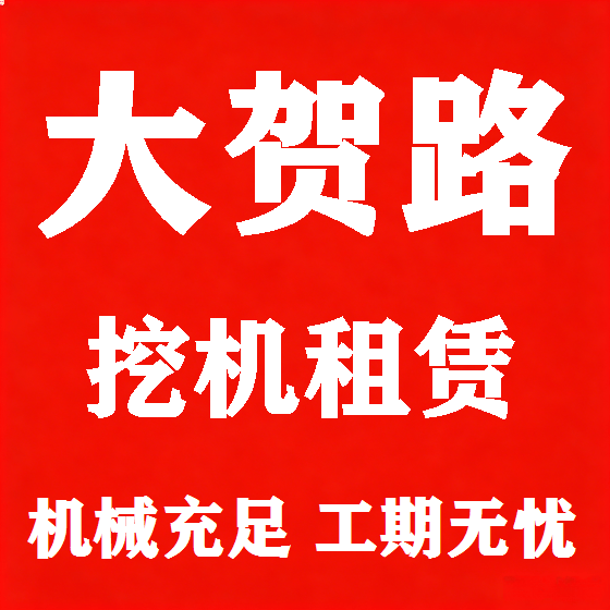 北京大贺路挖机租赁图