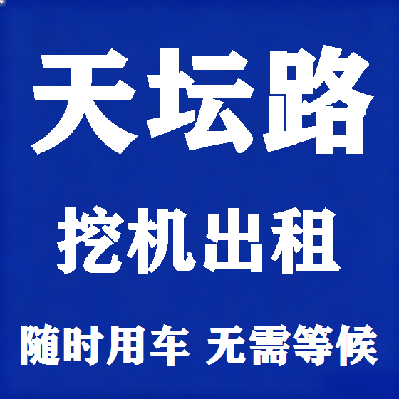 北京天坛路挖机租赁图