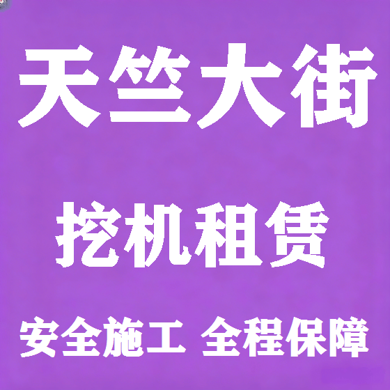 北京天竺大街挖机租赁图
