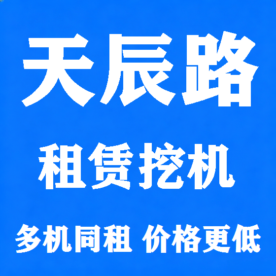 北京天辰路挖机租赁图