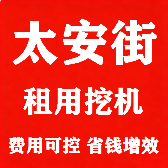 北京太安街挖机租赁图