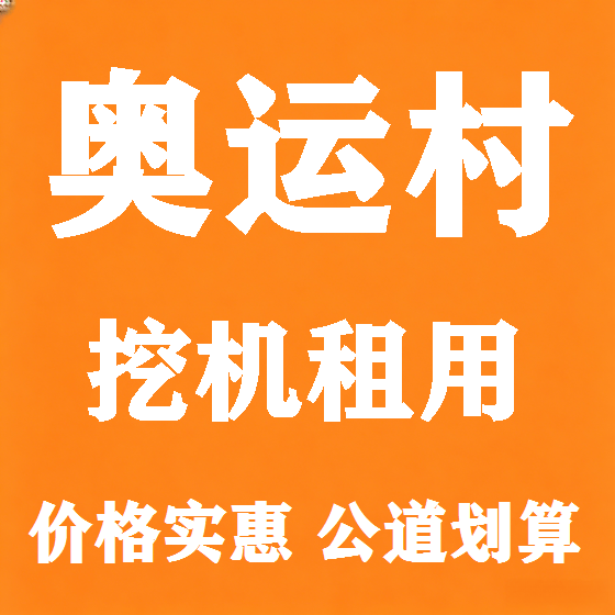 北京奥运村挖机租赁图