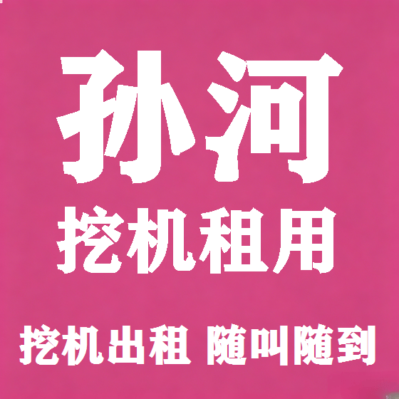 北京孙河挖机租赁图