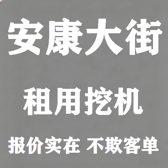 北京安康大街挖机租赁图