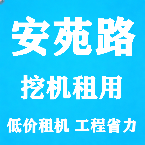 北京安苑路挖机租赁图