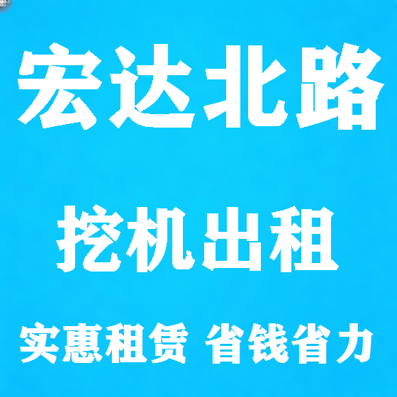 北京宏达北路挖机租赁图