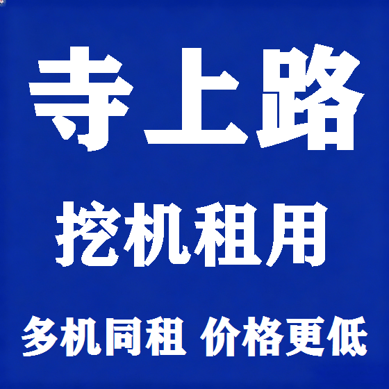 北京寺上路挖机租赁图