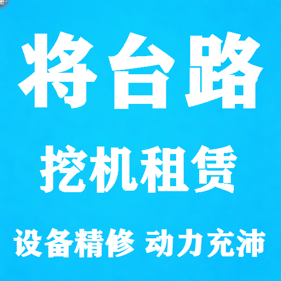 北京将台路挖机租赁图