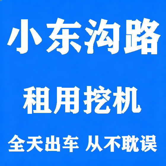 北京小东沟路挖机租赁图