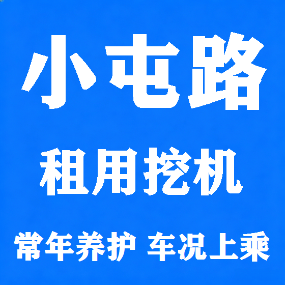 北京小屯路挖机租赁图