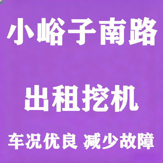 北京小峪子南路挖机租赁图