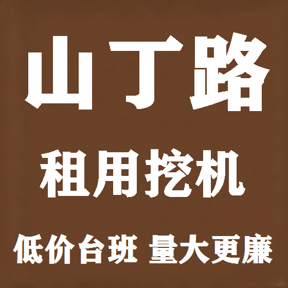 北京山丁路挖机租赁图