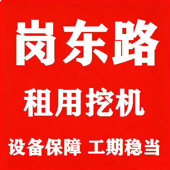 北京岗东路挖机租赁图