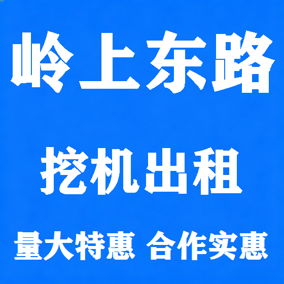 北京岭上东路挖机租赁图