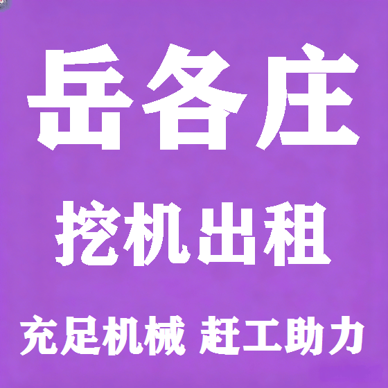 北京岳各庄挖机租赁图