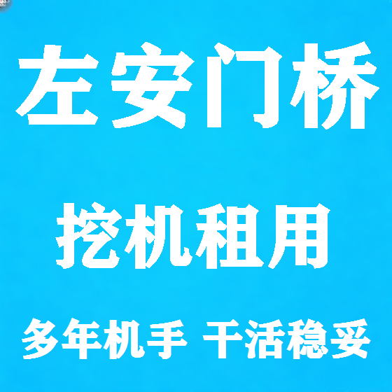 北京左安门桥挖机租赁图