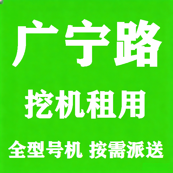 北京广宁路挖机租赁图