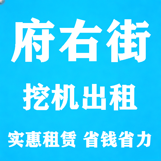 北京府右街挖机租赁图