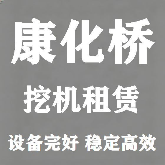 北京康化桥挖机租赁图