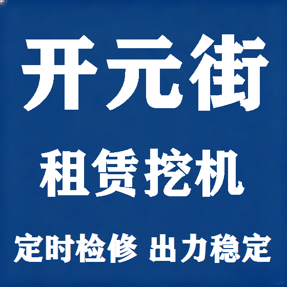 北京开元街挖机租赁图
