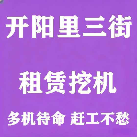 北京开阳里三街挖机租赁图