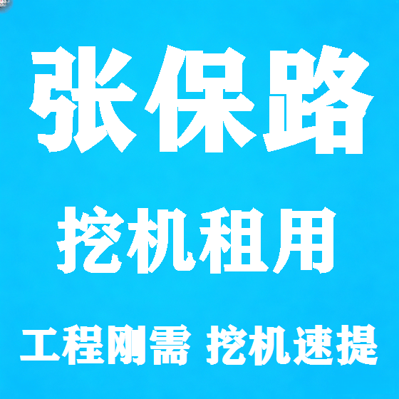 北京张保路挖机租赁图