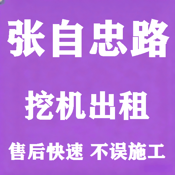 北京张自忠路挖机租赁图