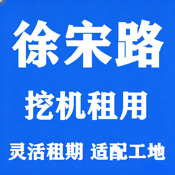 北京徐宋路挖机租赁图