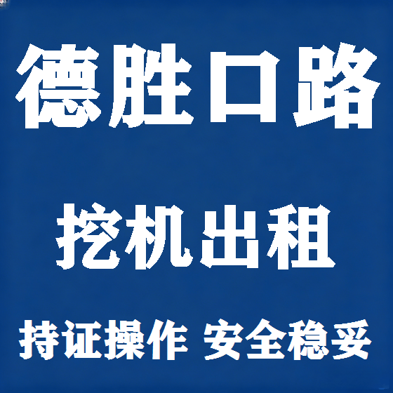 北京德胜口路挖机租赁图