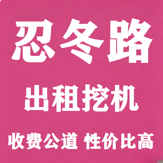 北京忍冬路挖机租赁图