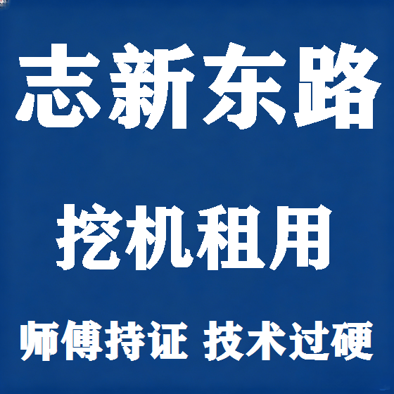 北京志新东路挖机租赁图