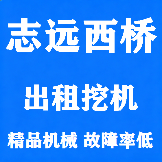 北京志远西桥挖机租赁图