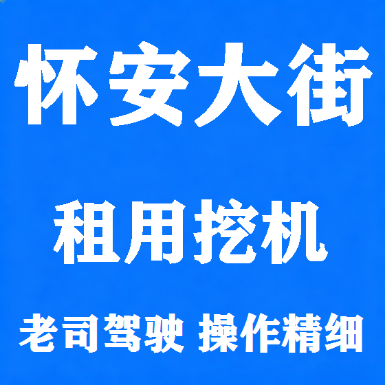 北京怀安大街挖机租赁图