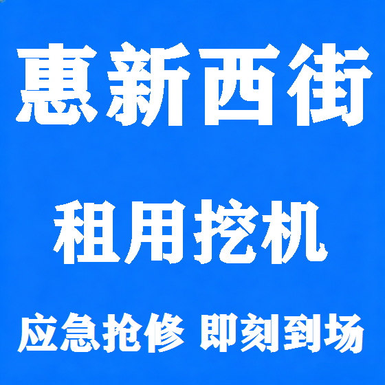 北京惠新西街挖机租赁图