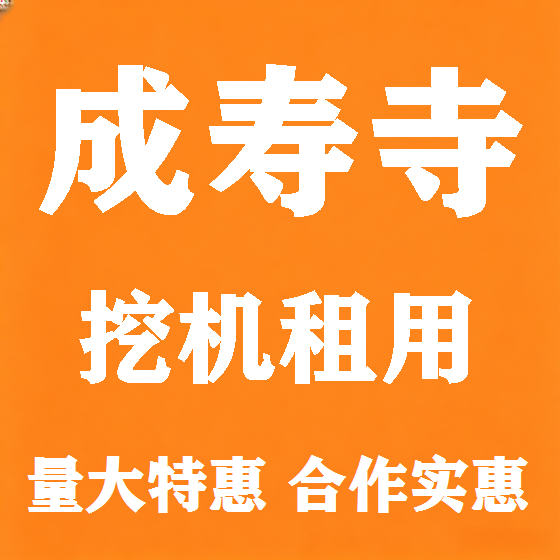 北京成寿寺挖机租赁图
