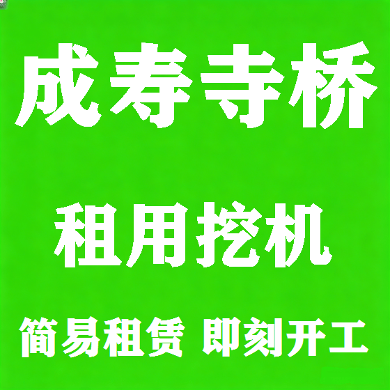 北京成寿寺桥挖机租赁图